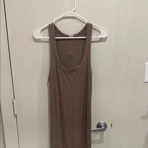 Wilfred Brown Midi Dress